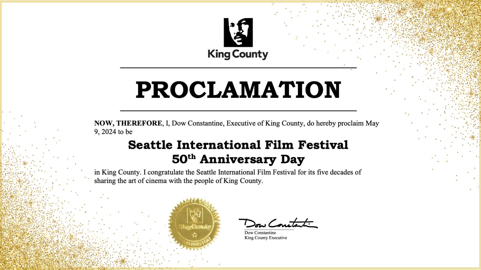 King County Proclamation