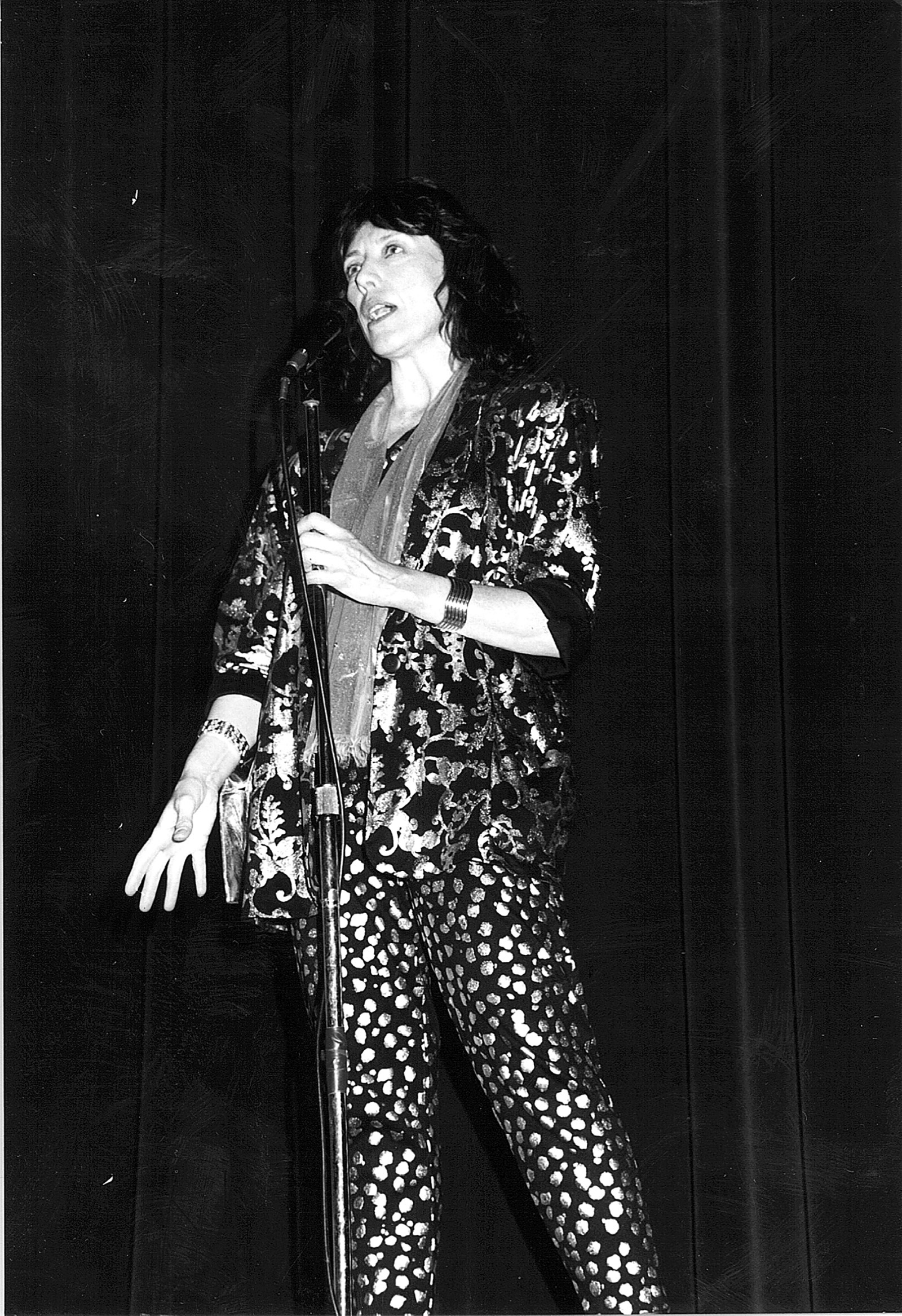 Lily Tomlin accepting the Golden Space Needle Audience Award for Best Actress for her film, Search for Signs of Intelligent Life in the Universe