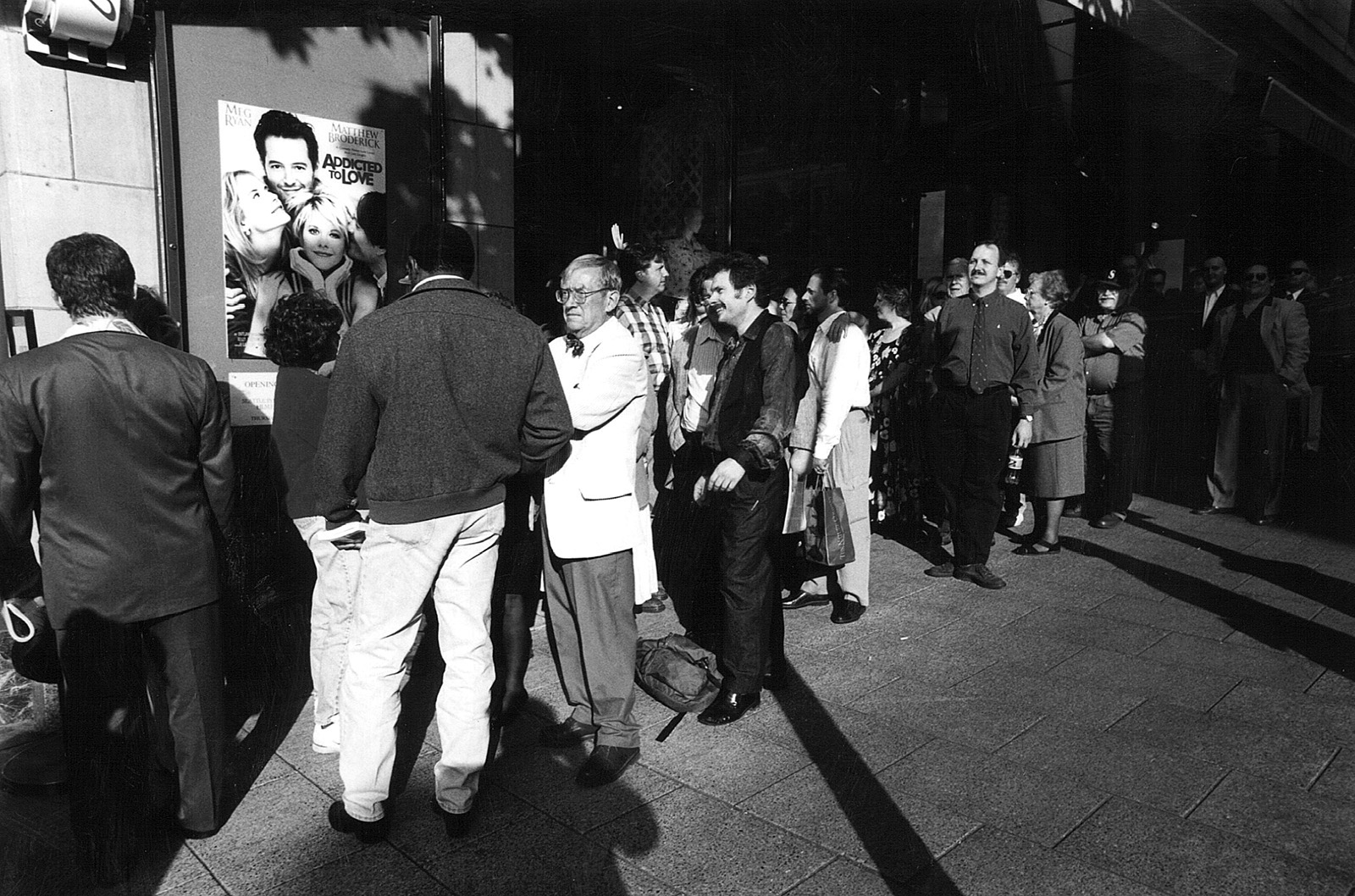 Guests in line for the opening night of the 23rd Seattle International Film Festival, Addicted to Love at the 5th Avenue Theatre