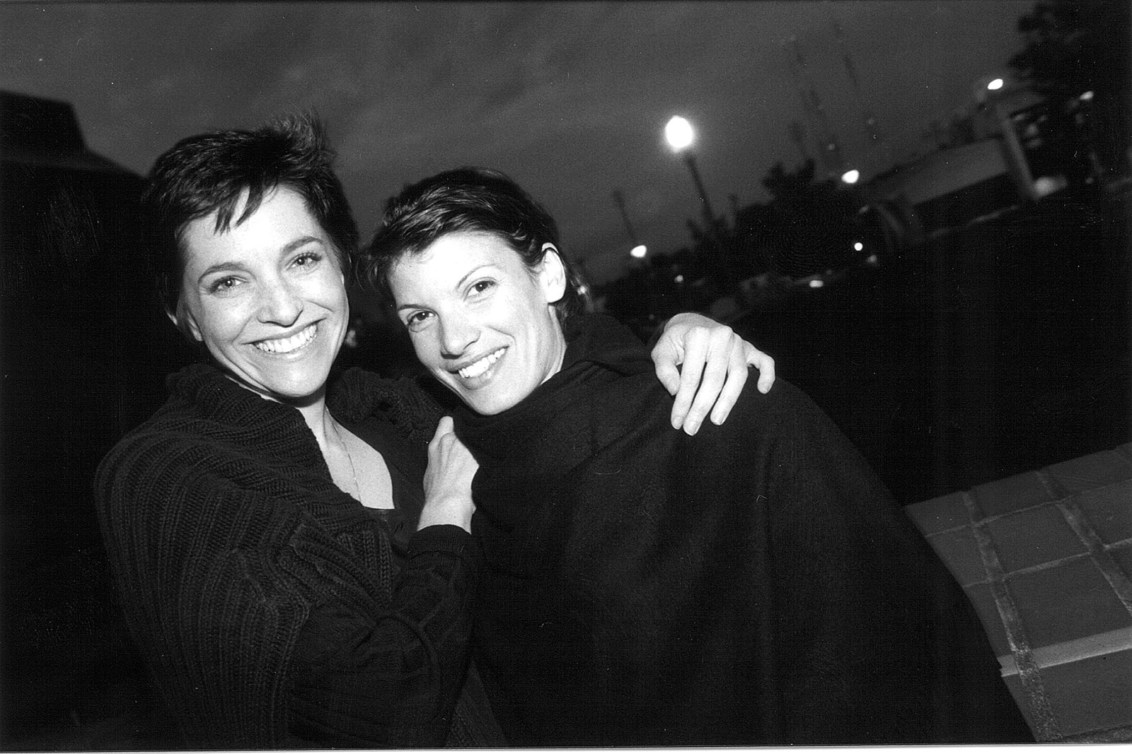 Director, Julie Lynch, and actress, Christine Harnos, in town for their film, Remembering Sex (later renamed Getting Off)