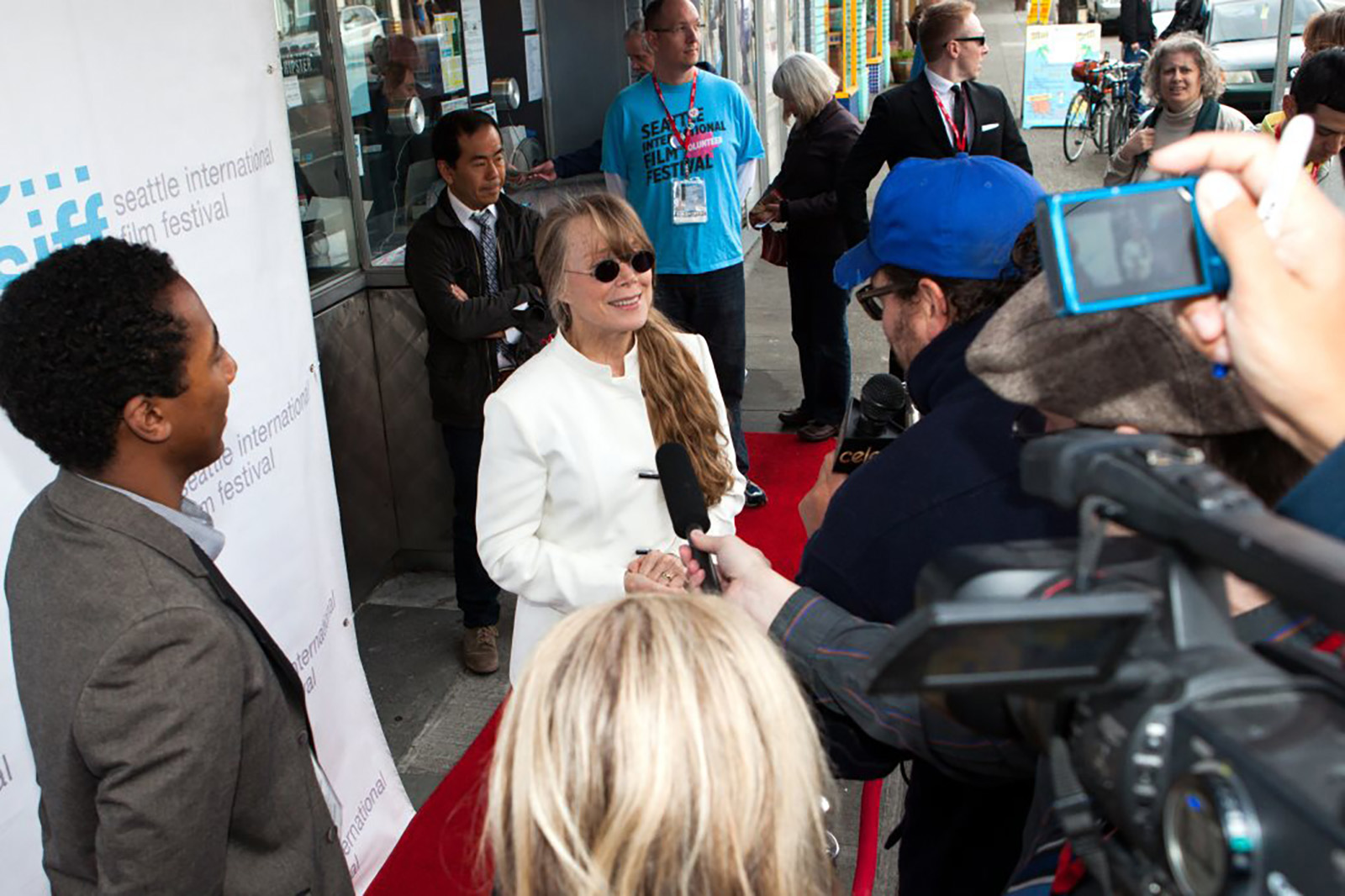 Tribute guest and Actress, Sissy Spacek, walks the red carpet at SIFF Cinema Uptown before the Evening with Sissy Spacek program, which included a screening of her film, Badlands