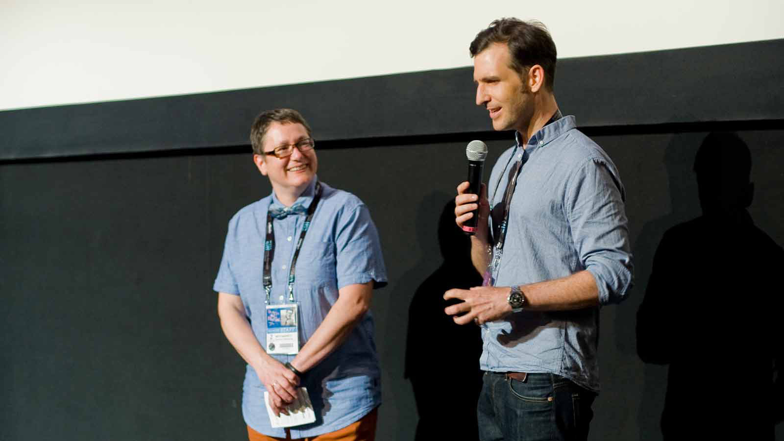 SIFF's current Artistic Director, Beth Barrett, interviews director, Florian Cossen, following the screening of his film, Coconut Hero