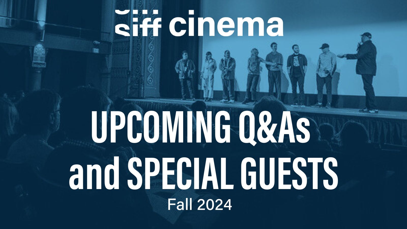 Upcoming Q&As and Special Guests